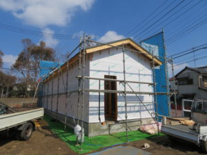 安い建築、丁寧な建築、柔軟にご要望にお応えいたします。千葉県習志野市鷺沼のK様邸、建築現場、建築現場写真｜千葉県、習志野市での新築工事、注文建築は地域密着の大栄工務店にお任せください。